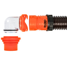 Camco RhinoFLEX 20' Sewer Hose Kit with 4 In 1 Elbow Caps