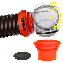 Camco RhinoFLEX 15' Sewer Hose Kit with 4 In 1 Elbow Caps
