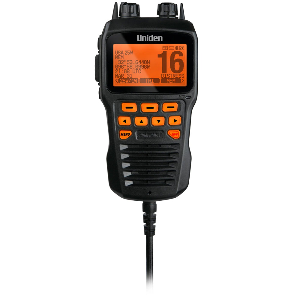 Uniden Remote Mic for UM725 VHF Radios - Black