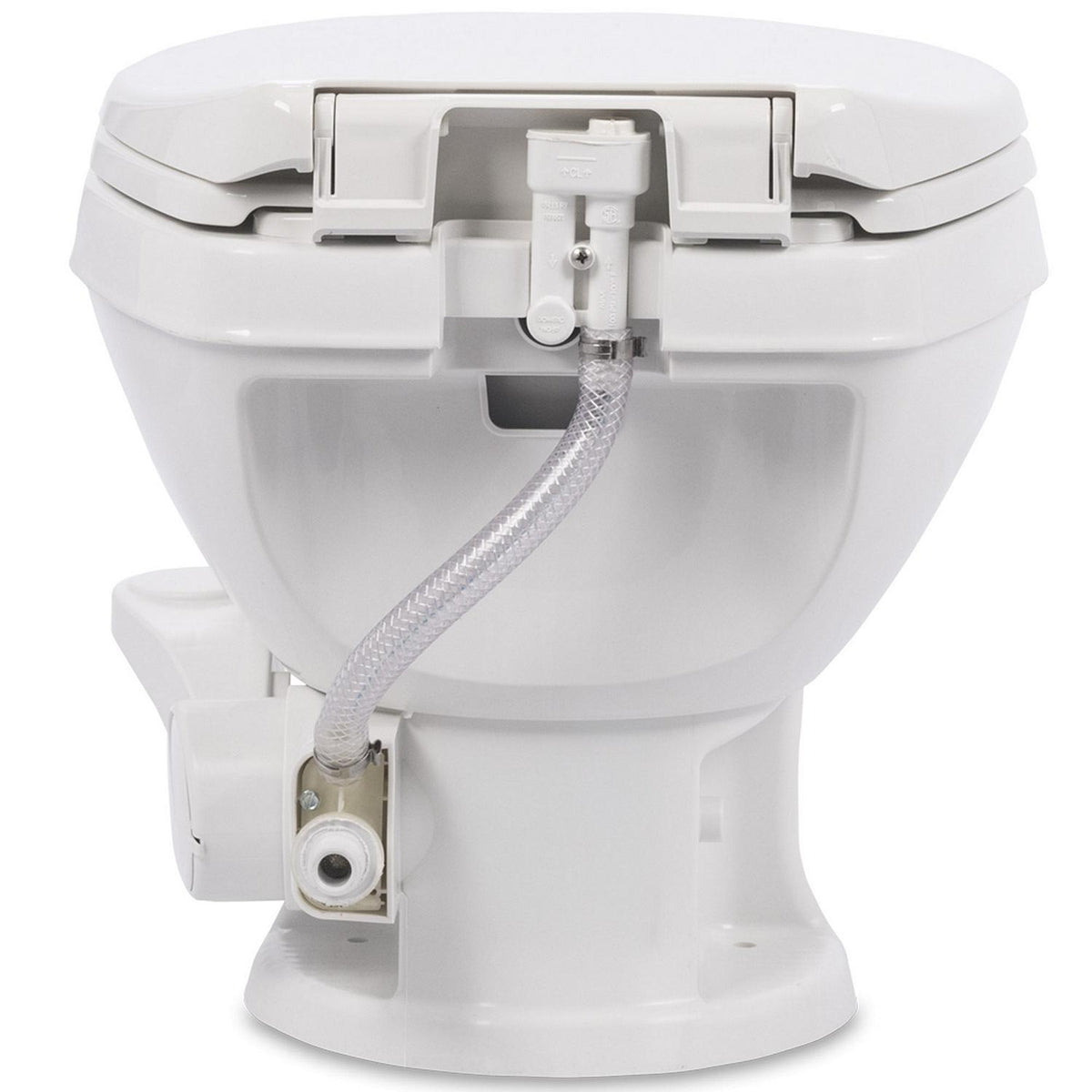 Atwood Mobile Dometic 401 Gravity Flush Toilet, White Standard Height