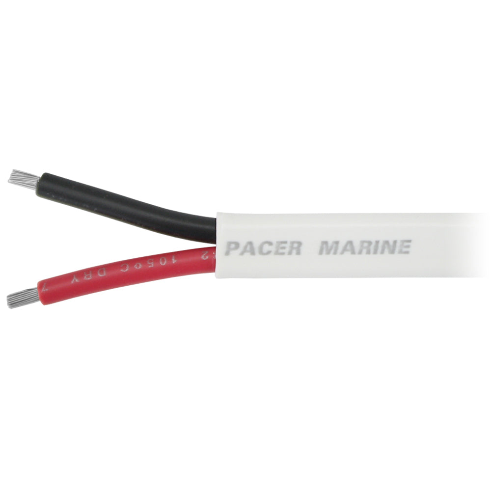 Pacer 18/2 AWG Duplex Cable - Flat Cable - Red/Black - 500'