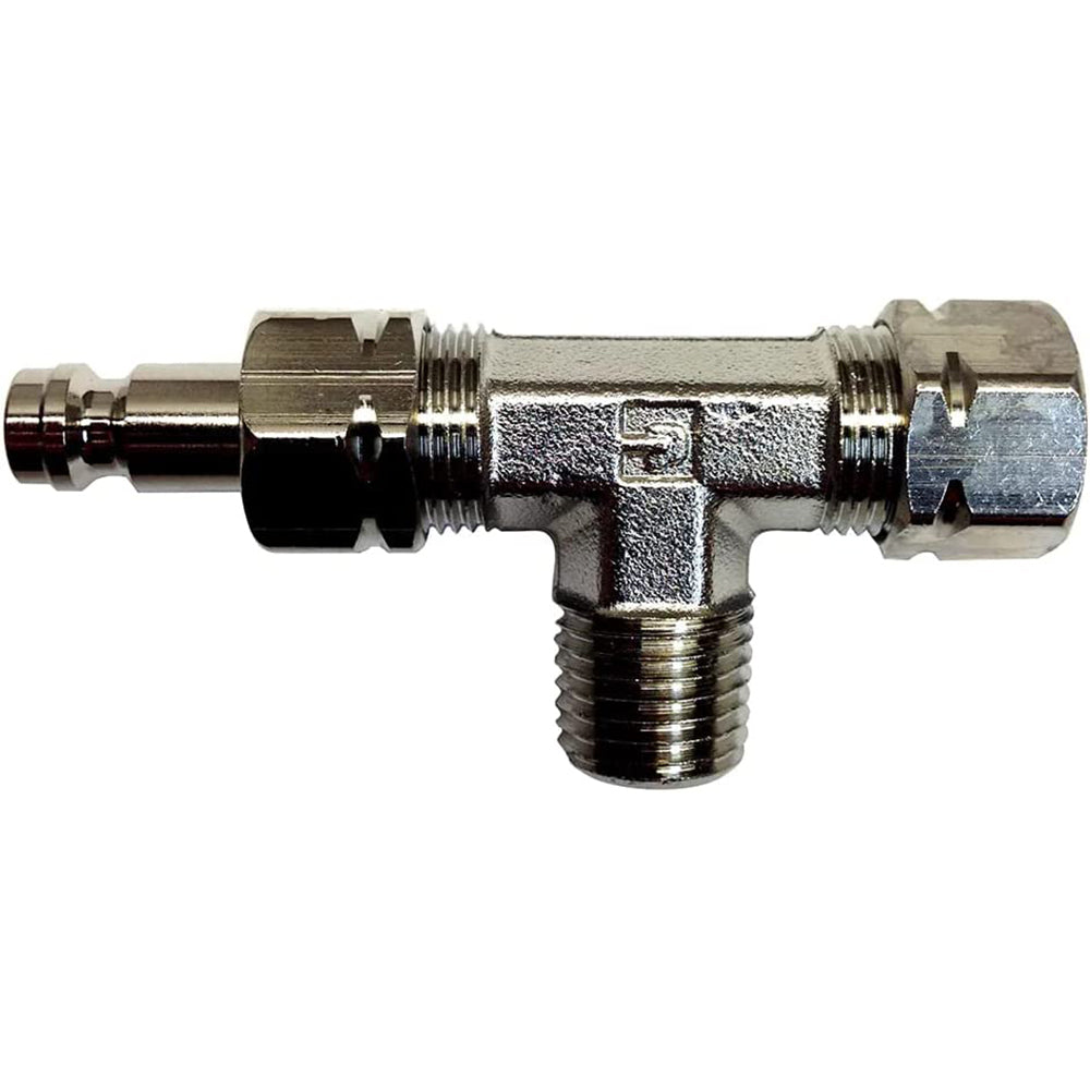 Uflex Tee Fitting with Bleed Nipple for IB & Stern Drive Cylinders