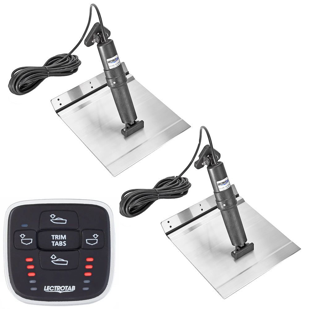 Lectrotab XKA Aluminum Alloy Trim Tab Kit with MLC-1 Control - 9 x 9