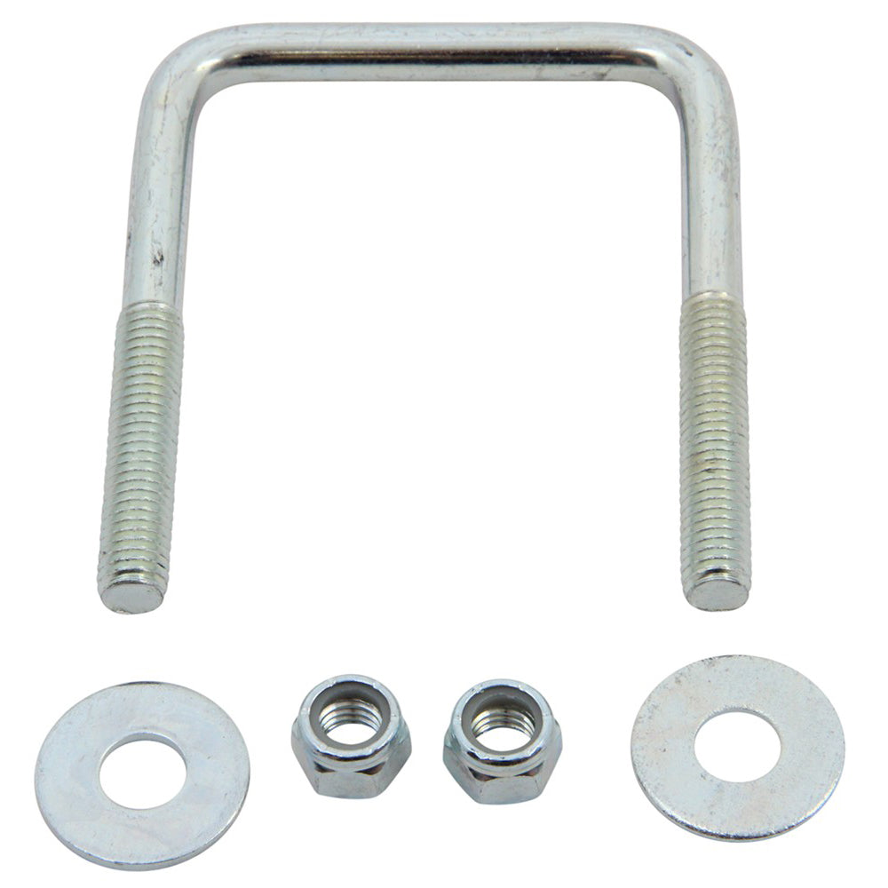 C.E. Smith Zinc U-Bolt 7/16"-14 X 3-1/8" X 4" with Washers & Nuts - Square