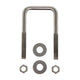 C.E. Smith Zinc U-Bolt 7/16"-14 X 3-1/8" X 3" with Washers & Nuts - Square