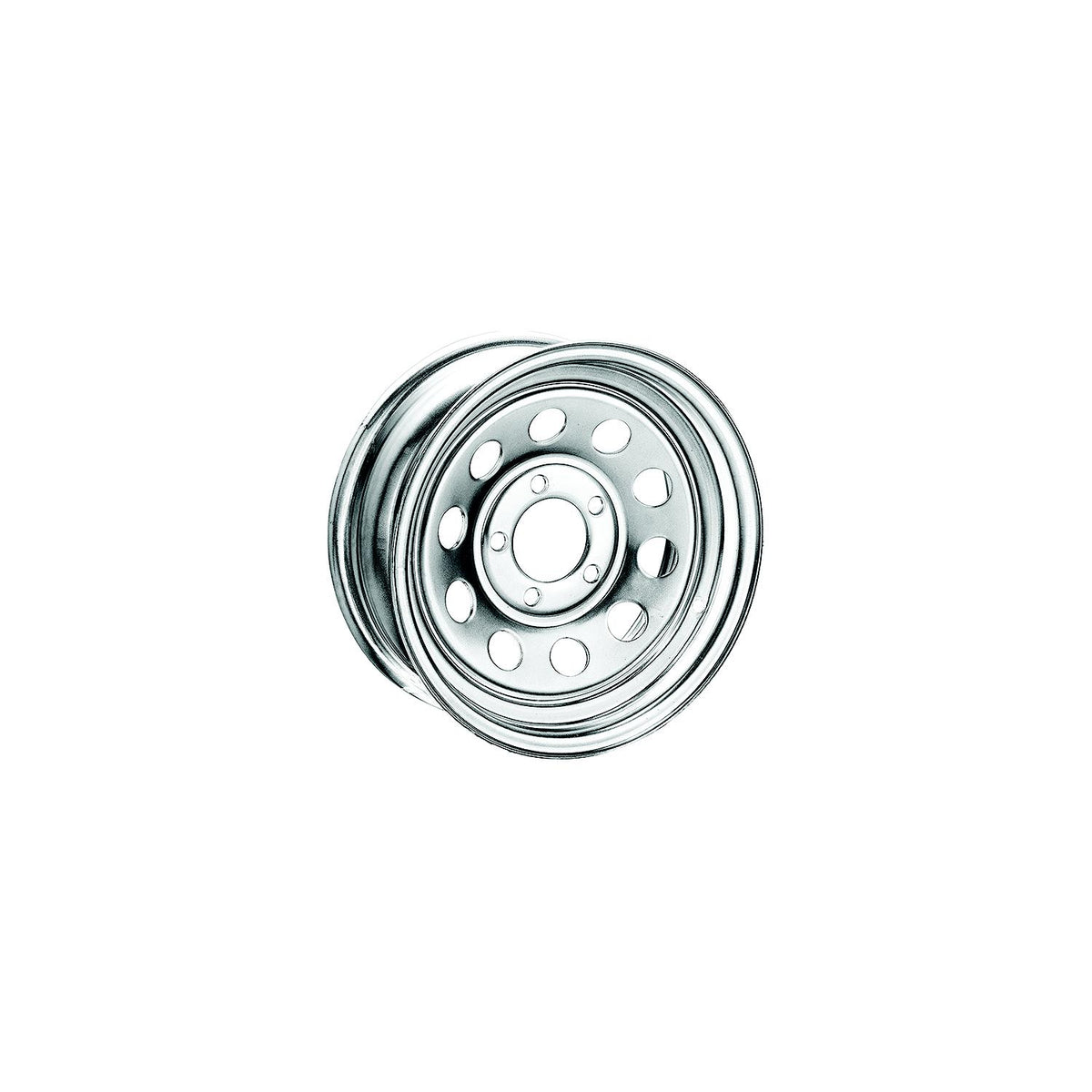 Loadstar Modular Steel Wheel (Rim) with Rivets, Chrome