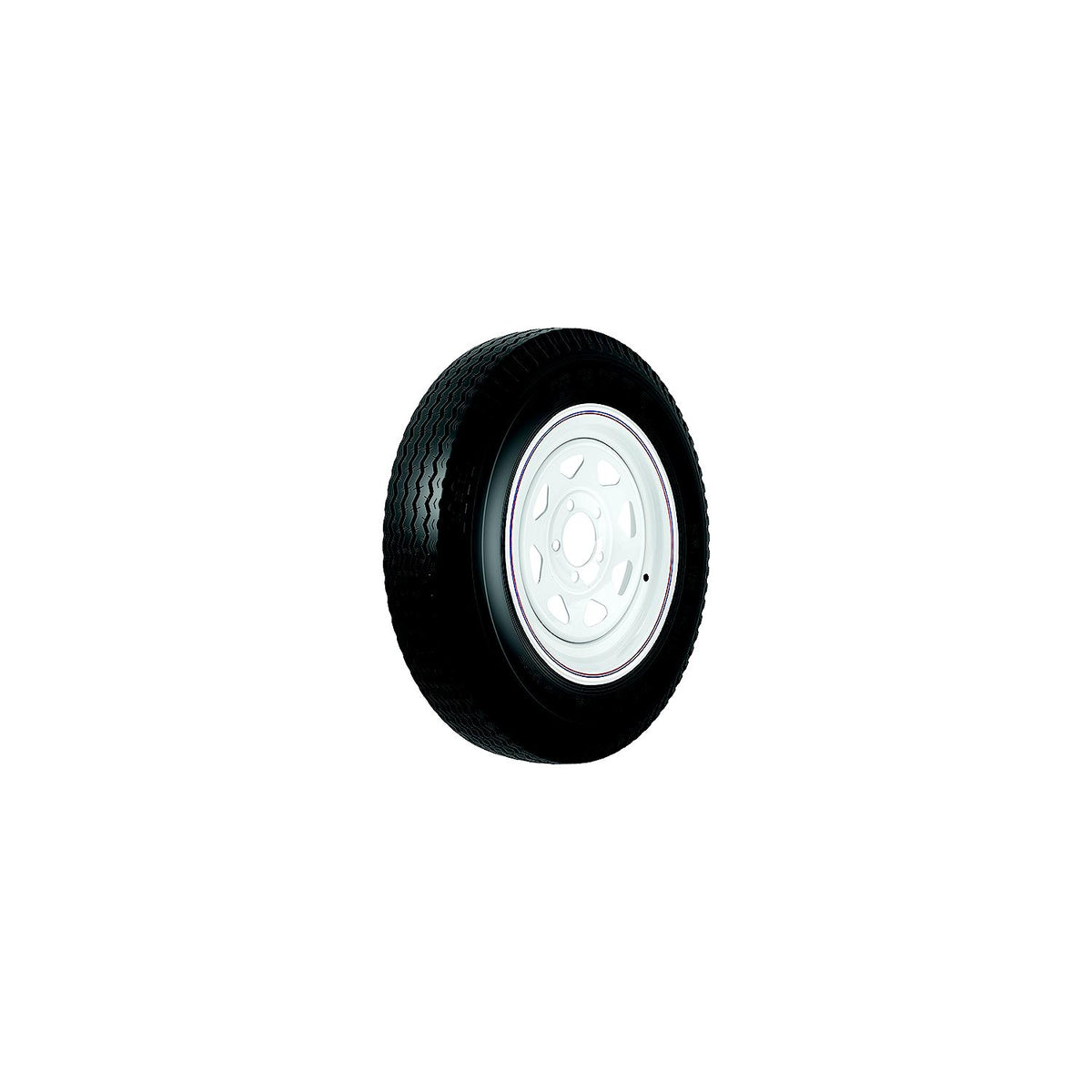 Loadstar Bias Tire and Wheel (Rim) Assembly 530-12 5 Hole 4 Ply 30740