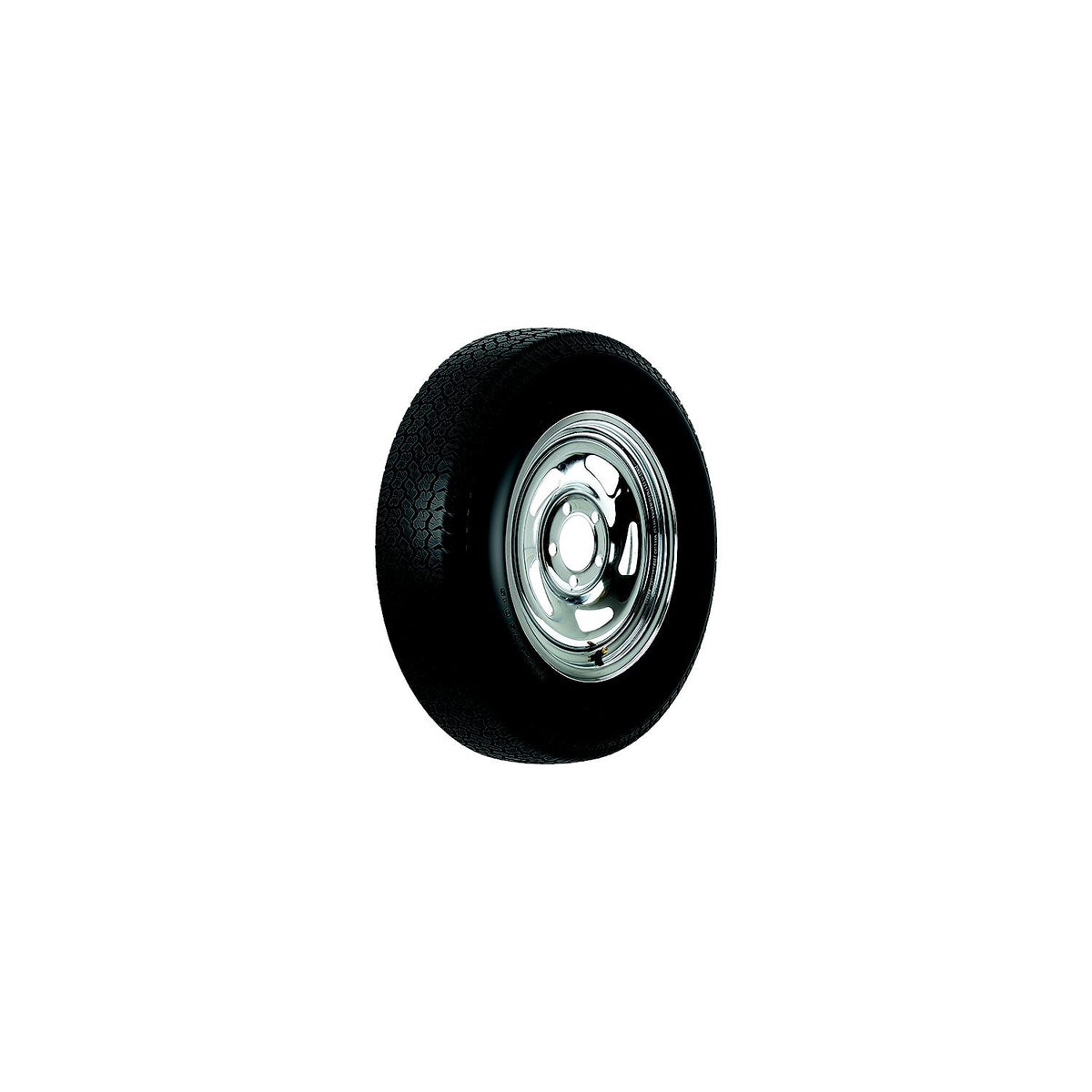 Loadstar Bias Tire and Wheel (Rim) Assembly ST205/75D-14 5 Hole C Ply 3S464