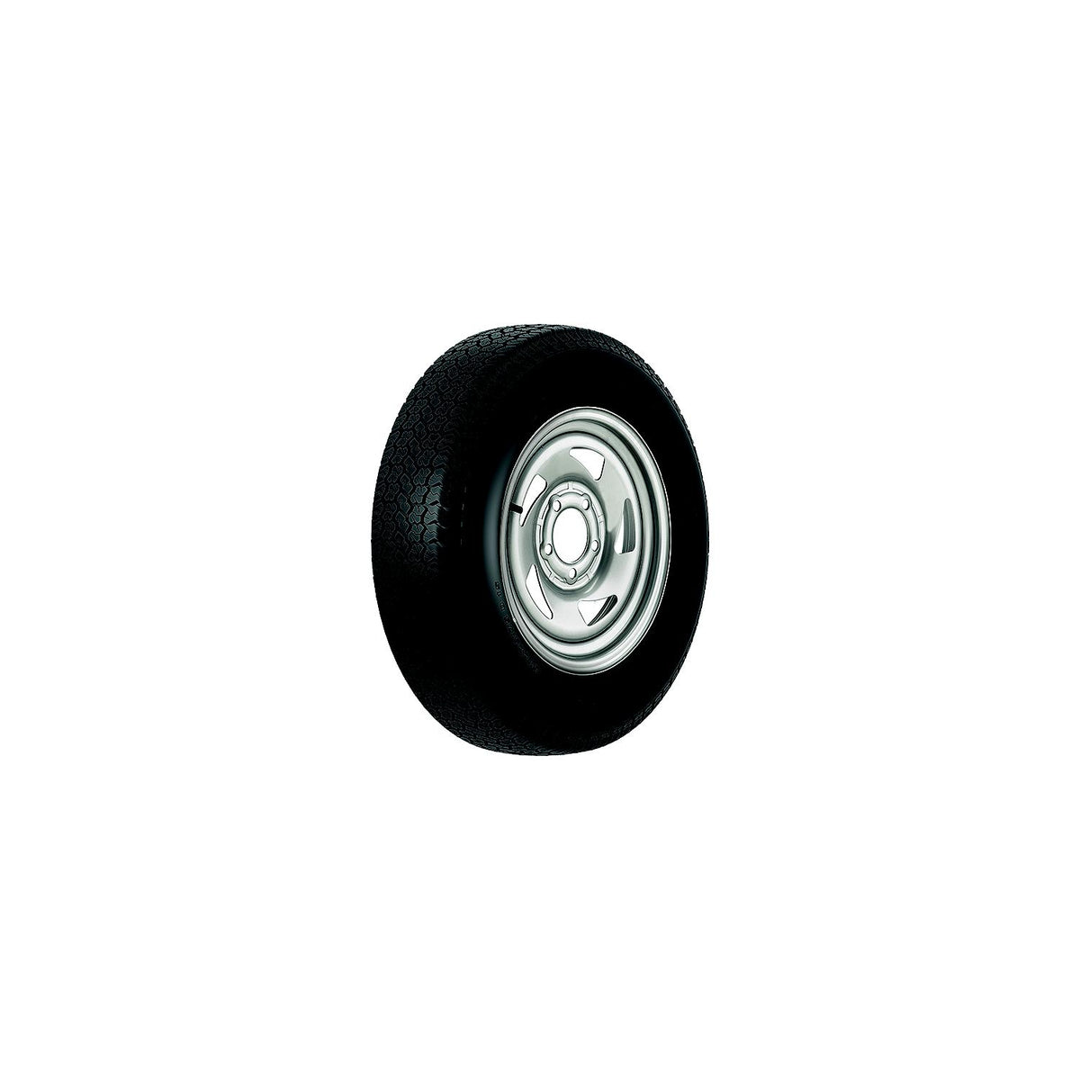 Loadstar Bias Tire and Wheel (Rim) Assembly ST225/75D-15 6 Hole D Ply 3S922