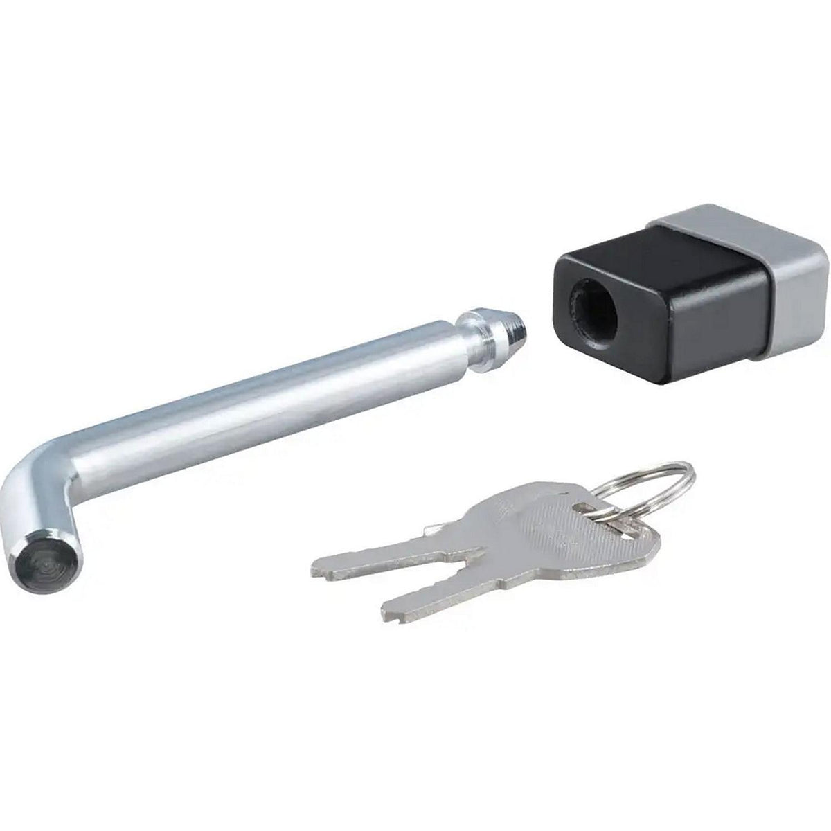 Curt Mfg. 5/8" Hitch Lock, fits 2", 2-1/2" or 3" Receiver, Deadbolt, Chrome