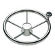 Schmitt Marine 170 Finger Grip Destroyer 5-Spoke 15.5" Stainless Steel Cap 3/4" Tapered Shaft with Knob