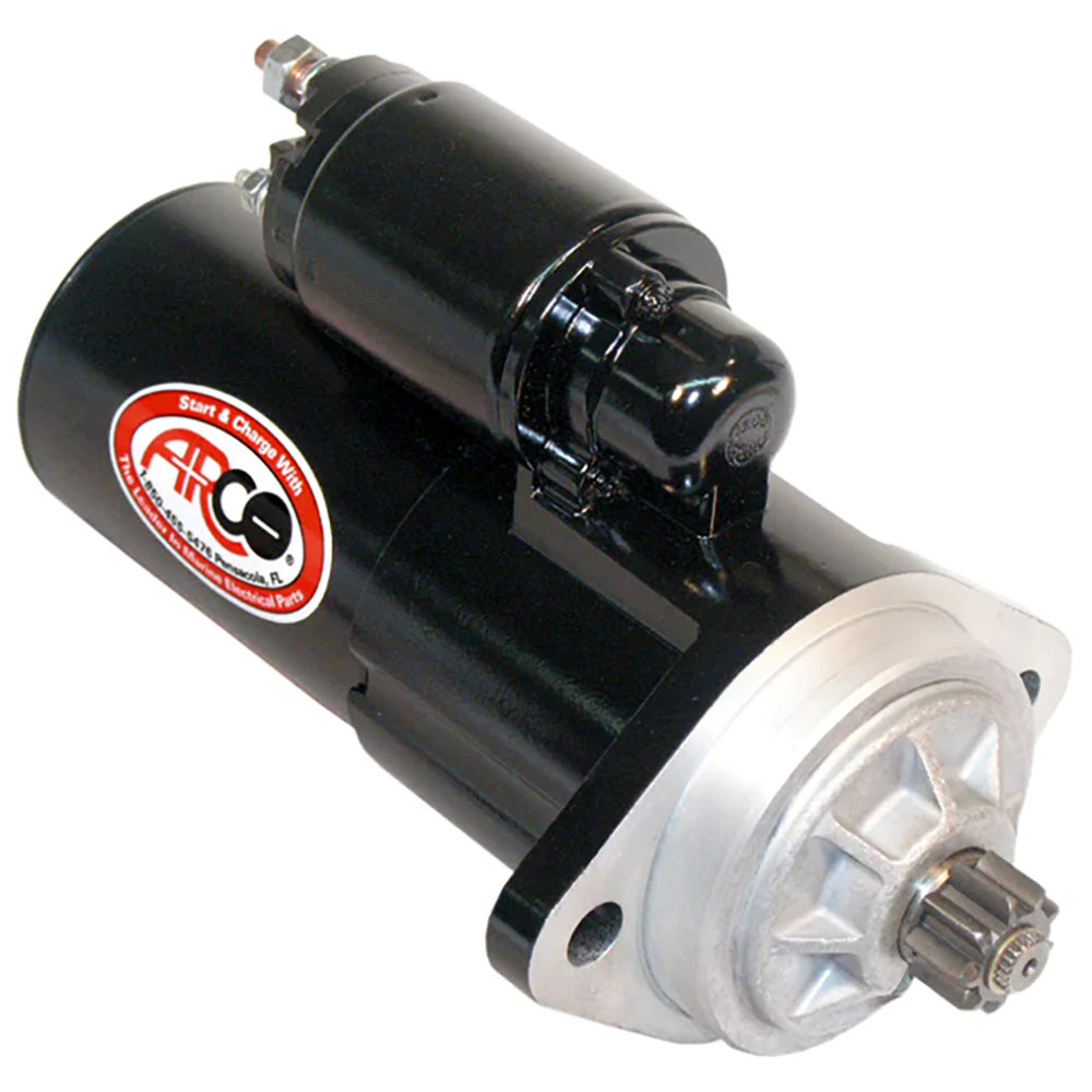 ARCO Marine Top Mount Inboard Starter with Gear Reduction - Counter Clockwise Rotation