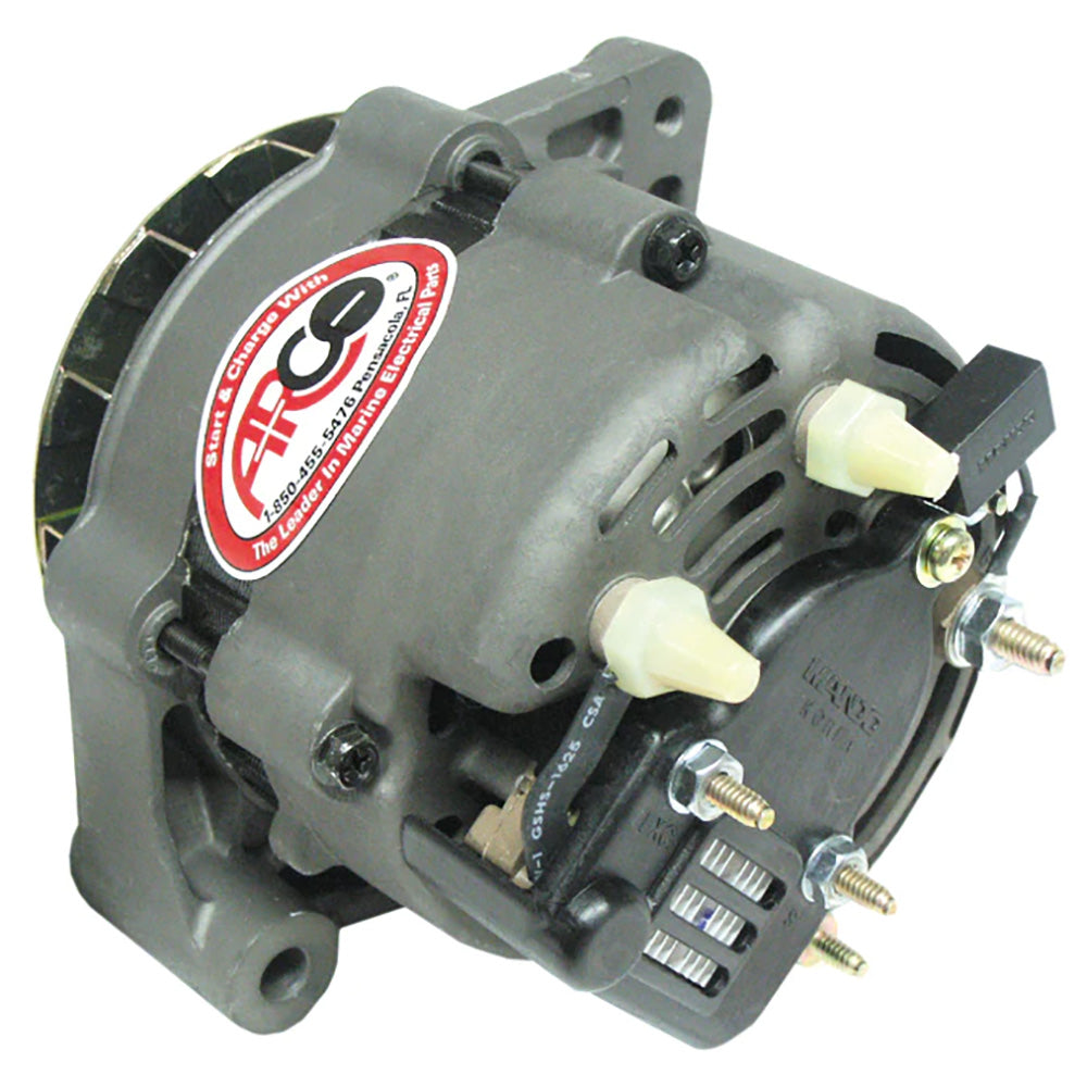 ARCO Marine Premium Replacement Inboard Alternator with Single Groove Pulley - 12V 55A