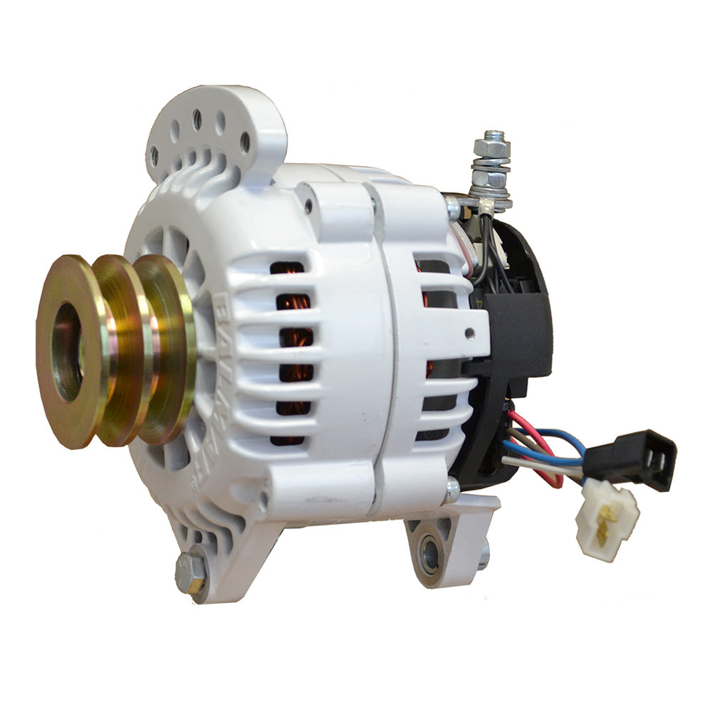 Balmar Alternator 120 AMP 12V 3.15" Dual Foot Saddle Dual Pulley with Isolated Ground
