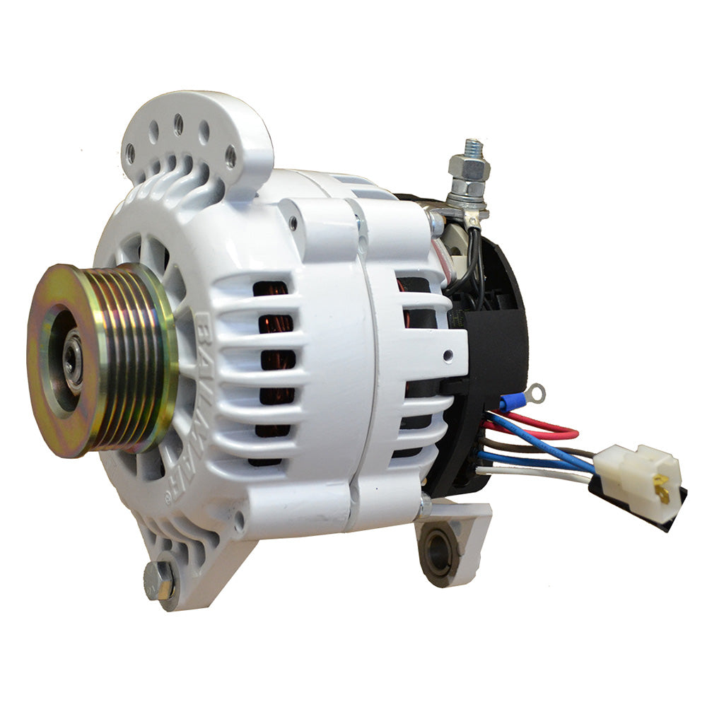 Balmar Alternator 120 AMP 12V 4" Dual Foot Saddle K6 Pulley with Isolated Ground