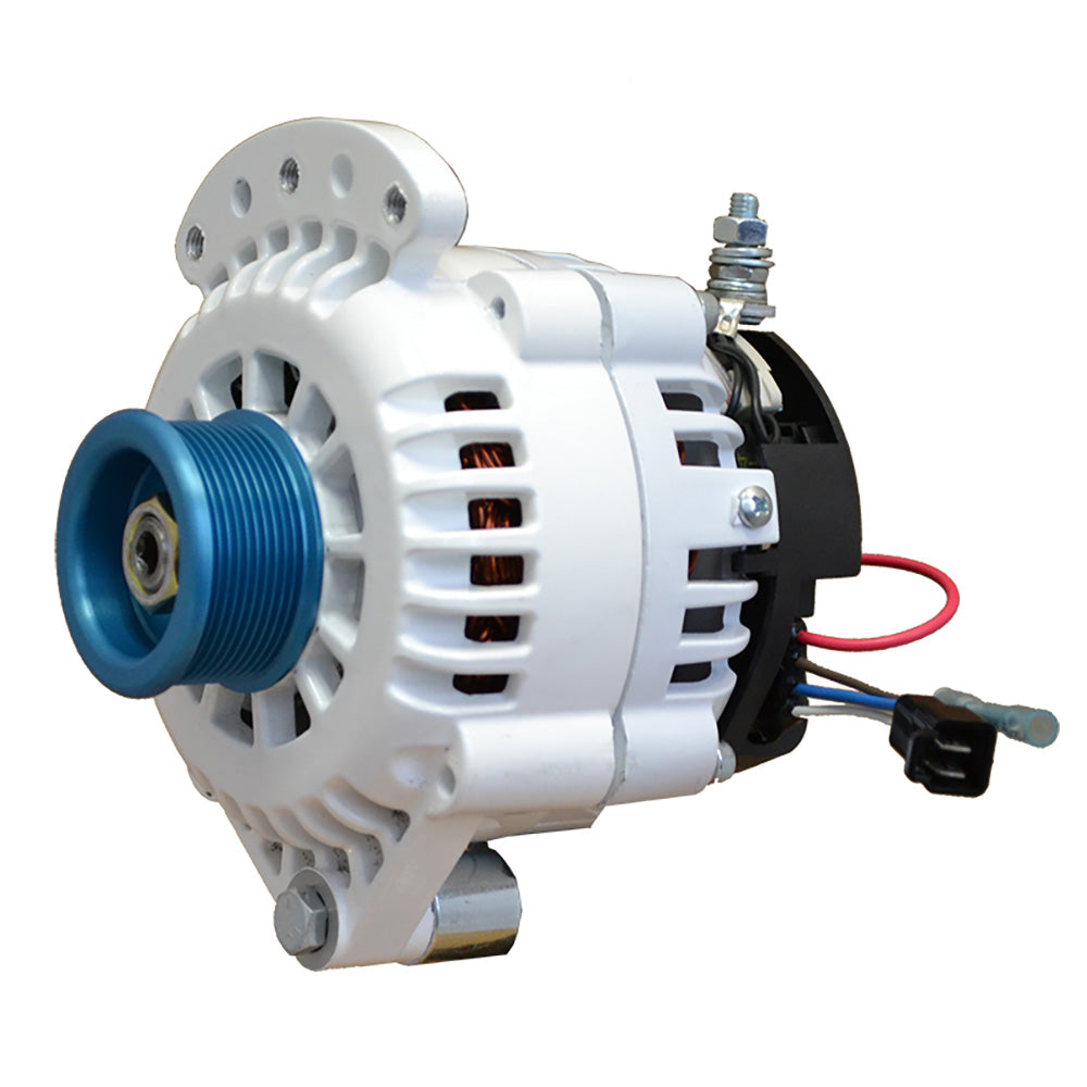 Balmar Alternator 100 AMP 12V 1-2" Single Foot Spindle Mount J10 Pulley with Isolated Ground