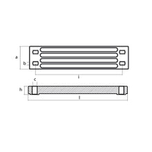 Tecnoseal Aluminum Yamaha Bar Anode for Engine Bracket