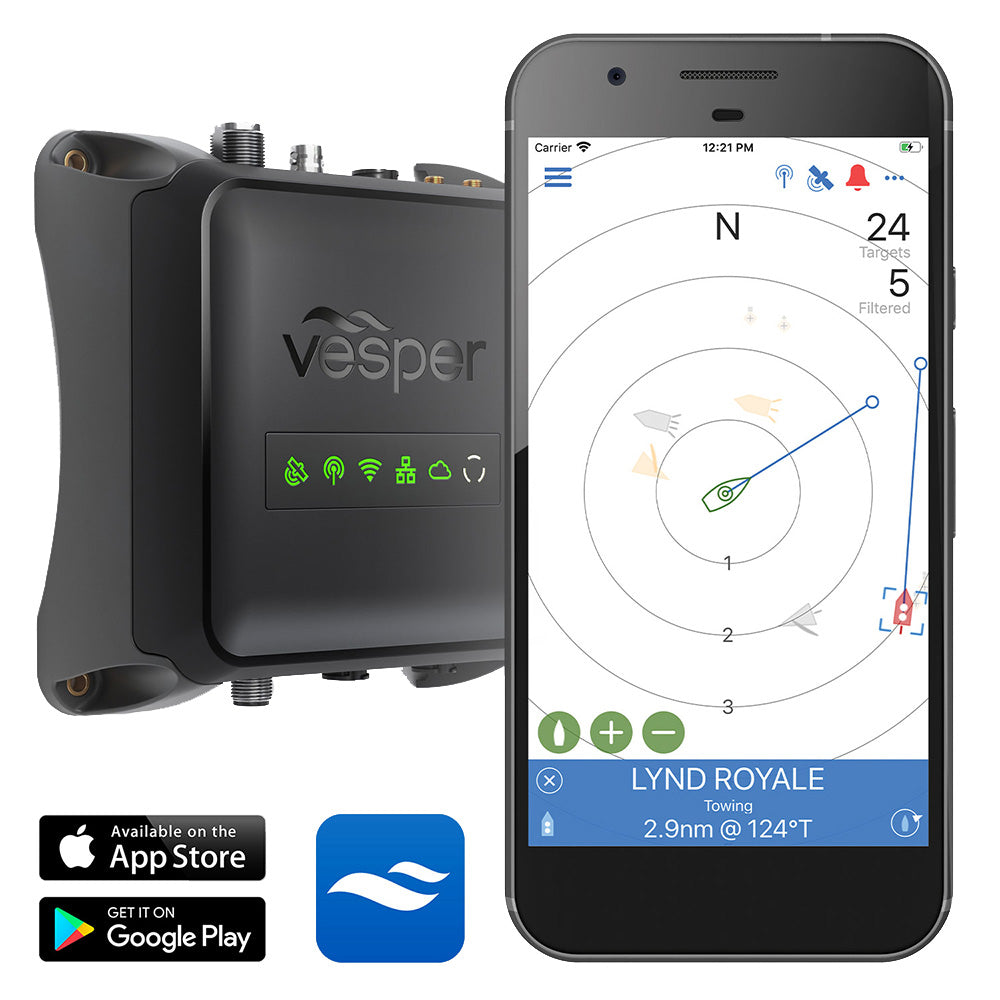 Vesper Cortex M1- Full Class B SOTDMA SmartAIS Transponder with Remote Vessel Monitoring - Works Worldwide