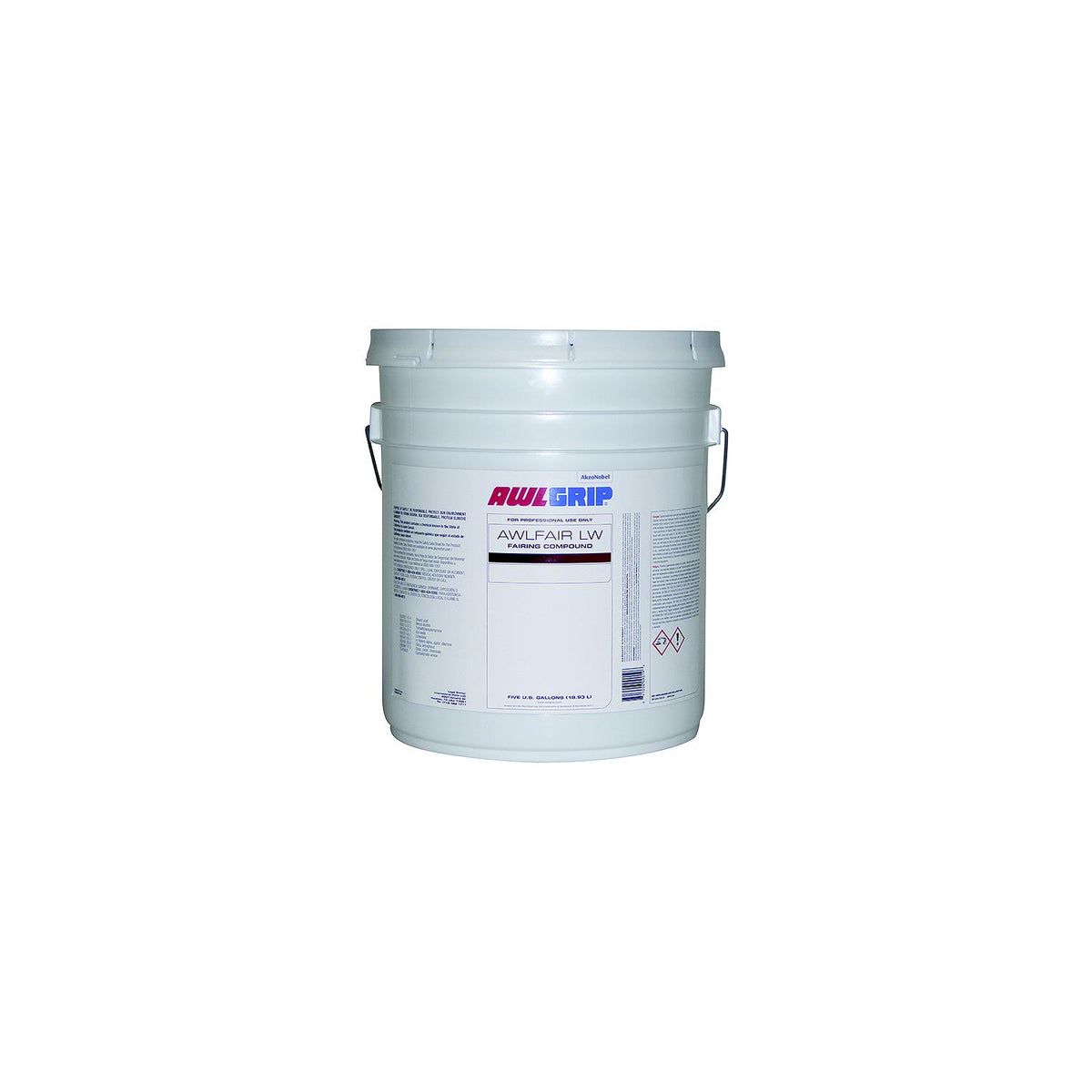 Awlgrip Awlfair LW Trowelable Fairing Compound Base, White 5-Gal.