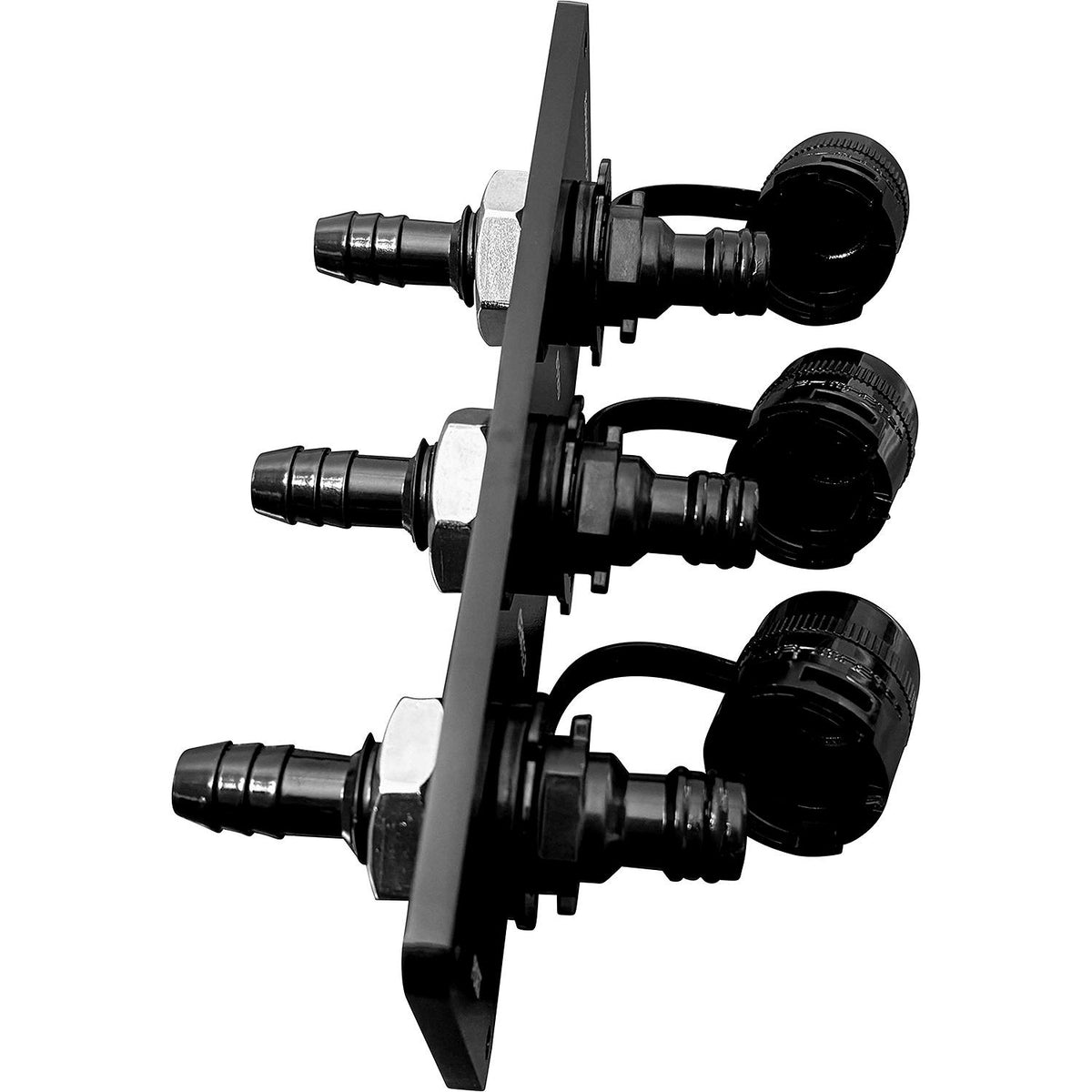 Seamule Flushmaster SMQCR1BV38 Flush Port Reroute, 3/8", Black, Vertical