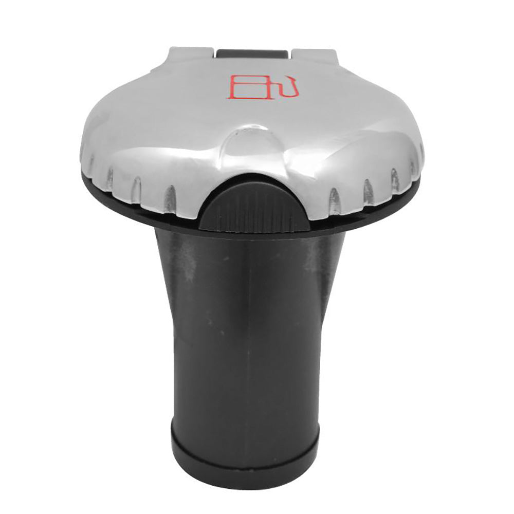 Attwood Deck Fill for Carbon Canister System - Straight Body & Scalloped Stainless Steel Cap