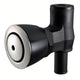Attwood 90° P-Trap Fuel Tank Vent - Flush Mount - Black with Stainless Steel Vent Head