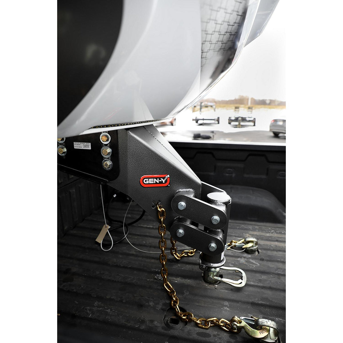 Gen Y Hitch EXECUTIVE Fifth-to-Gooseneck Safety Chain, 3/8" x 84"