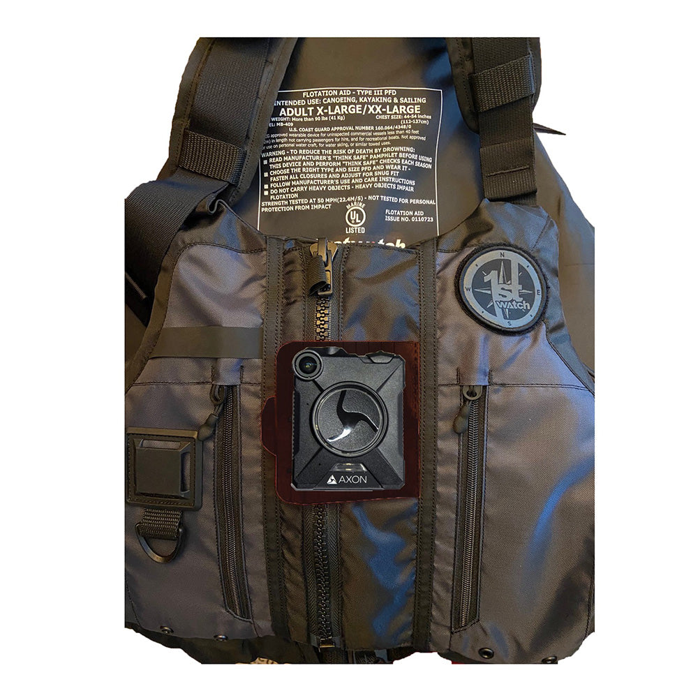 First Watch Body Cam Flap for AV-1000 Kayak Style Duty PFDs