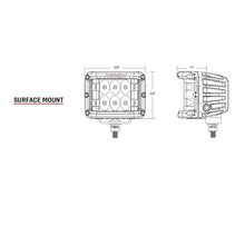 RIGID Industries D-SS Spot with Amber Pro Lens - Pair