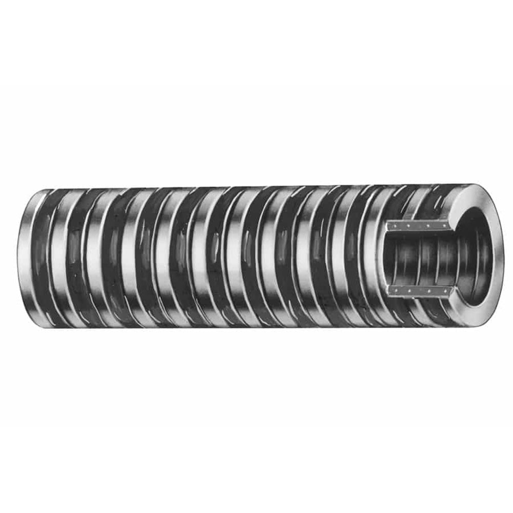 Trident Marine 1-1/8" x 50' Heavy Duty PVC Bilge & Livewell Hose (FDA) - Clear with Black Helix