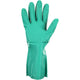 Ravin Gloves Raven Safety Nitrile 15mil Grn GLOVE XL Pr, Green, 13", 15 mil, Nitrile, X-Large
