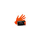 Ravin Gloves Raven Safety 66473 Nitrile 7mil Org GLOVE L 100/bx, Nitrile, 7 mil, 9.5", Exam, Orange, 9.5 x 5.13 x 3.75