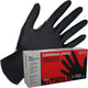 Ravin Gloves Raven Safety Nitrile 5mil Blk GLOVE L 100/bx, Nitrile, 4.5 mil, 9.5", Exam, Black, 9.5 x 4.75 x 2.25