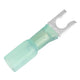 Pacer 16-14 AWG Heat Shrink Spade Terminal - #10 Stud Size - 25 Pack