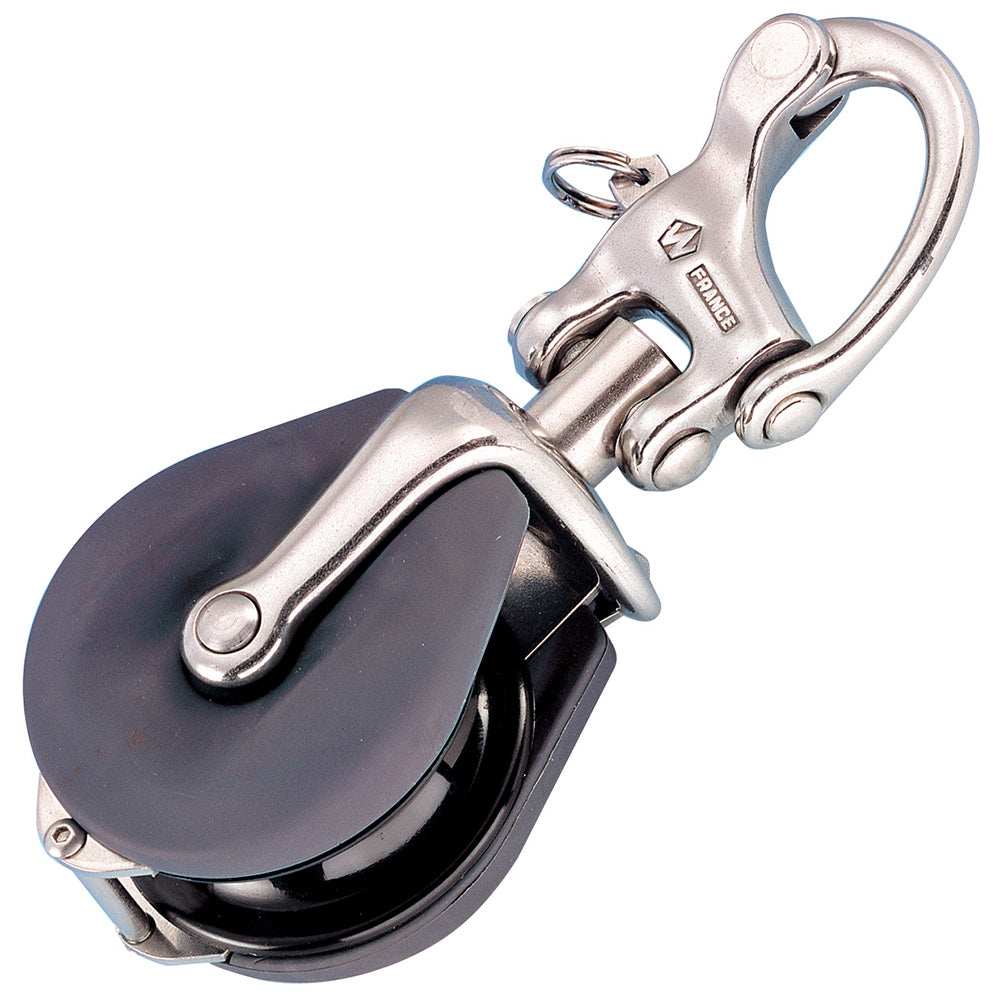 Wichard Snatch Block with Snap Shackle - Max Rope Size 12mm (15/32")