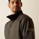 Ariat Mens Rebar Workman Duracanvas 1 4 Zip Sweatshirt