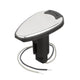 Attwood 910T Series Teardrop Base 2-Pin Over Mold 306 Stainless Steel Black Cover