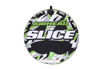Air Head Slick Inflatable 2-Person Rider Green Deck Tube