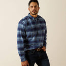 Ariat Rebar Flannel DuraStrech Work Shirt Black / 2X-Large
