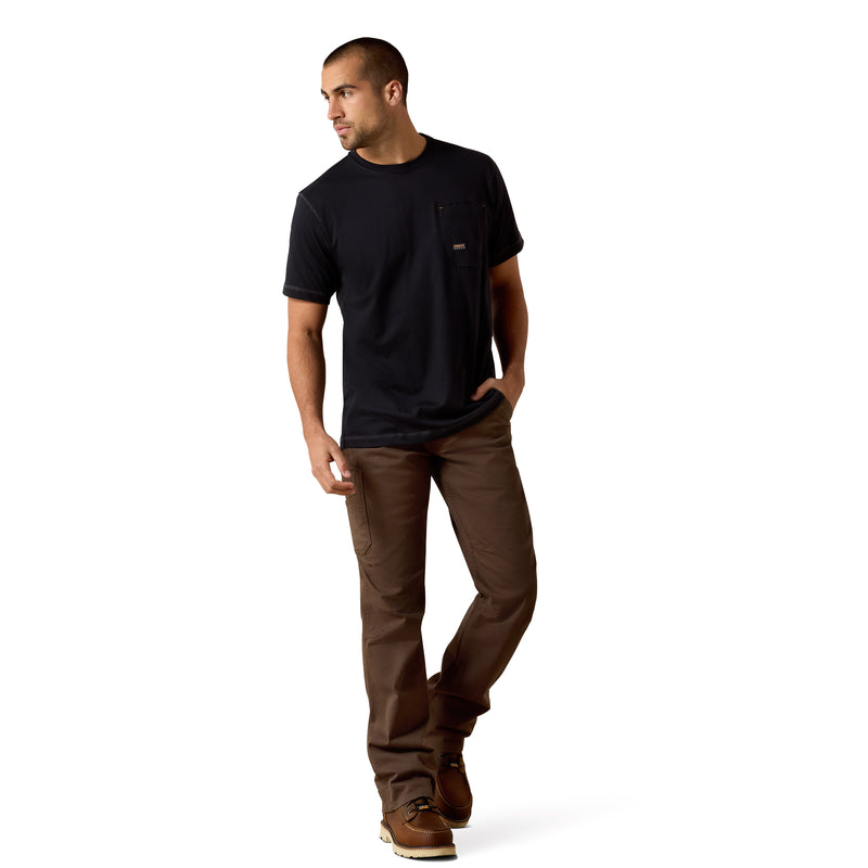 Ariat Rebar Workman Short Sleeve T-Shirt Black / MEDIUM