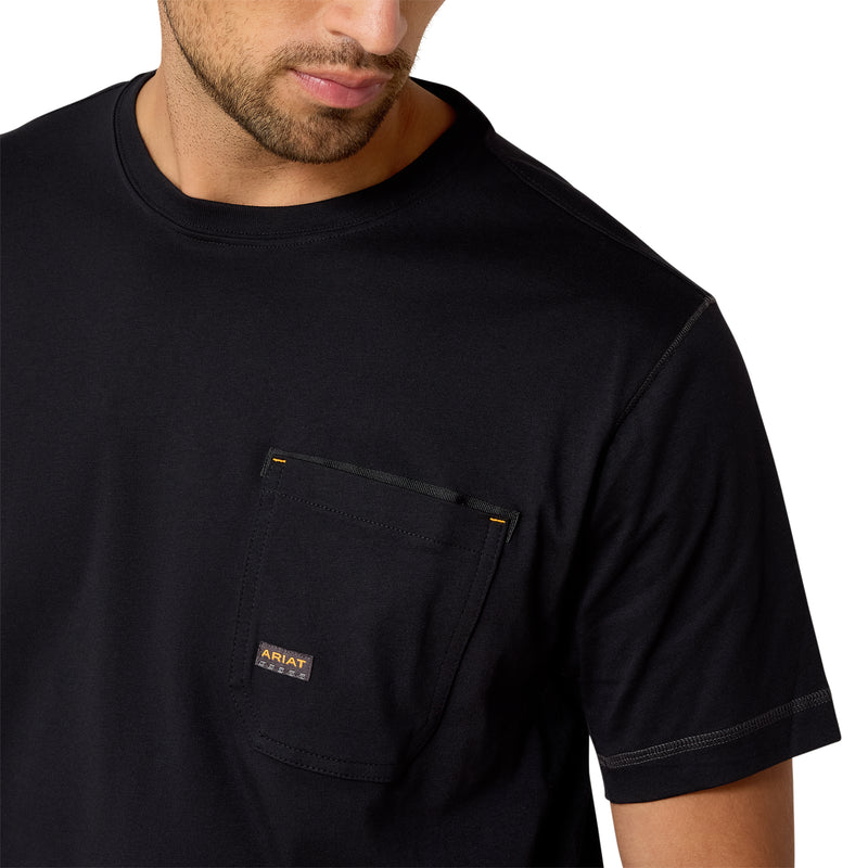 Ariat Rebar Workman Short Sleeve T-Shirt Black / MEDIUM