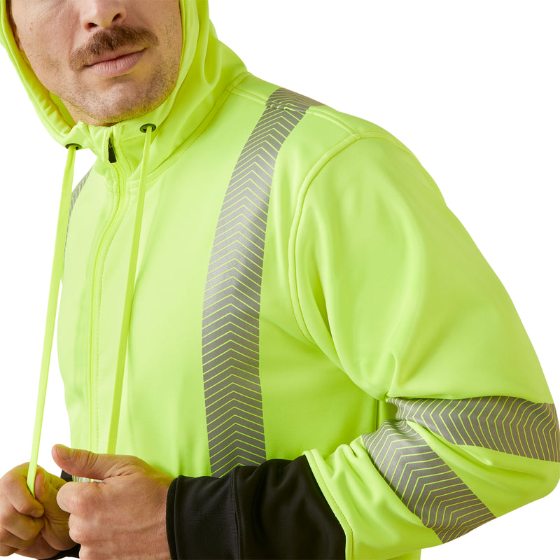 Ariat Rebar Worktek Hi-Vis Full Zip Hoodie Hi-vis yellow / X-LARGE