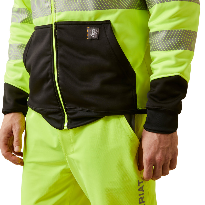 Ariat Rebar Worktek Hi-Vis Full Zip Hoodie Hi-vis yellow / X-LARGE