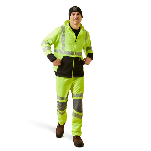 Ariat Rebar Worktek Hi-Vis Full Zip Hoodie Hi-vis yellow / X-LARGE