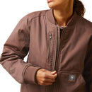 Ariat Womens Rebar Stretch Canvas Bomber Jacket