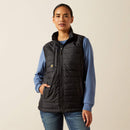 Ariat Womens Rebar Cordura Ripstop Lightweight Insulated Vest Black / Large