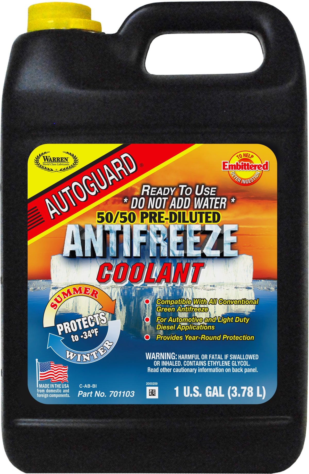 Autoguard - Ethyl Clycol 50/50 Antifreeze Green