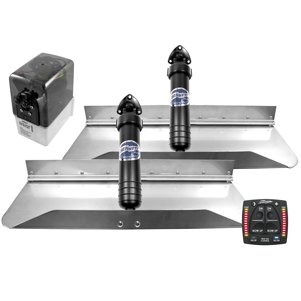 Bennett 24X9 Trim Tabs With One Box Indication