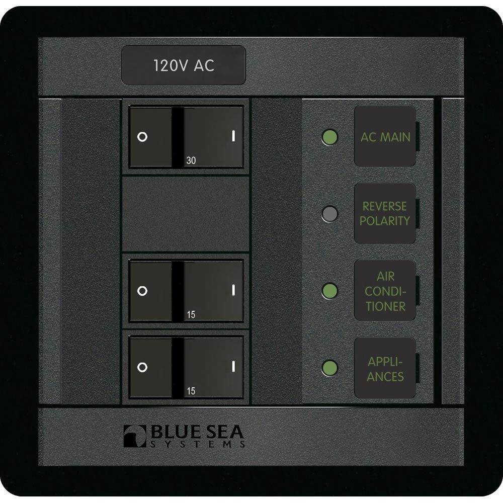 Blue Sea Ac Main Breaker & 2 Pos Breaker