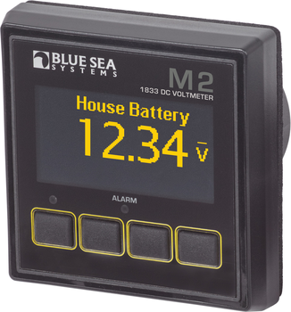 Blue Sea Digital M2 Oled Dc Voltage Monitor